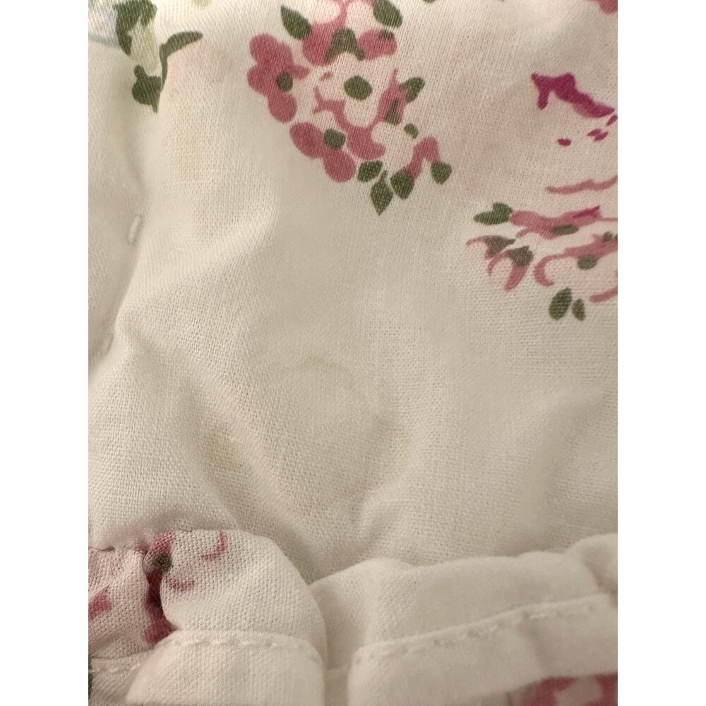SIMPLY SHABBY CHIC RACHEL ASHWELL - FLORAL PATCHWORK RUFFLED STD. PILLOW SHAM - Picture 9 of 9